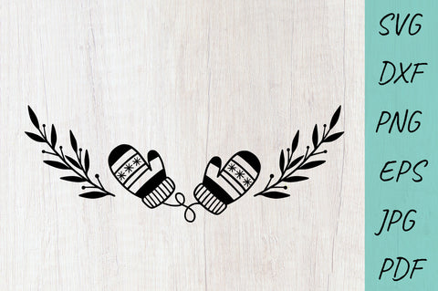 Christmas wreath SVG | Monogram Christmas | Winter Monogram SVG Irina Ostapenko 