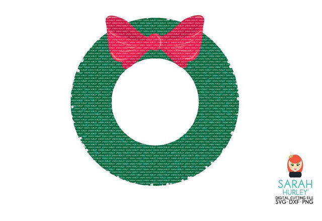 Christmas Wreath SVG Sarah Hurley 