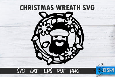 Christmas Wreath SVG | Xmas Designs | Christmas SVG SVG Fly Design 
