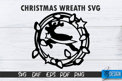 Christmas Wreath SVG | Xmas Designs | Christmas SVG SVG Fly Design 