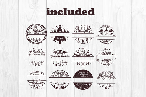 christmast monogram sign SVG dadan_pm 