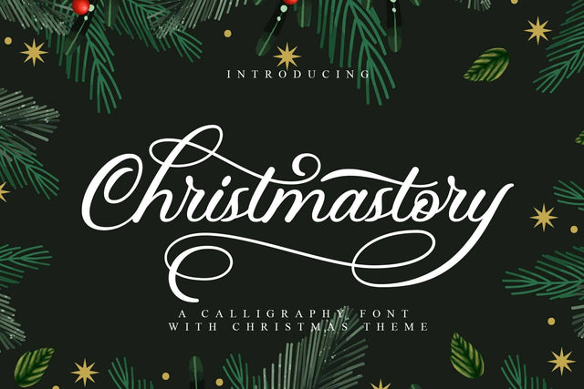 Christmastory Font love script 