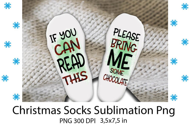 Christrmas Socks Sublimation Png. Christmas Sublimation. SVG Samaha Design 