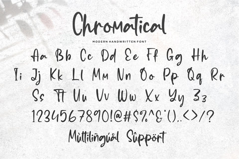 Chromatical Font Qwrtype Foundry 