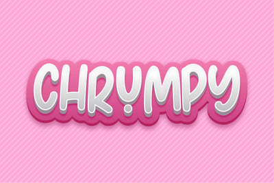 Chrumpy - Fun Display Font Font Typobia 