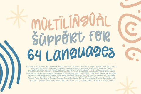 Chubby Lines Font yumnatype 