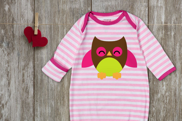 Chubby Owl SVG Designed by Geeks 
