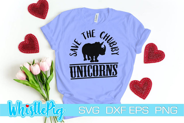 Chubby Unicorn Society svg Rhino svg Funny Rhino svg cute unicorn svg funny unicorn svg I want a for christmas svg SVG Whistlepig Designs 
