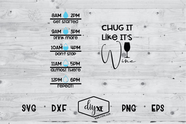 Chug It Like It's Wine SVG DIYxe Designs 
