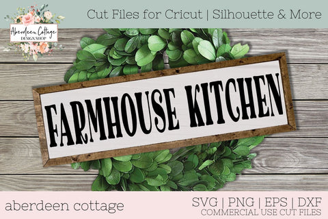 Chunky Farmhouse Signs Typography SVG Mini Bundle SVG Aberdeen Cottage 