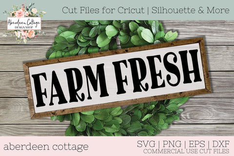 Chunky Farmhouse Signs Typography SVG Mini Bundle SVG Aberdeen Cottage 