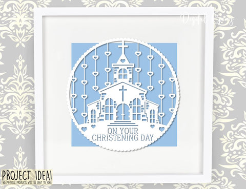 Church paper cut design bundle SVG Digital Gems 