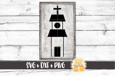 Church - Religious Chapel SVG PNG DXF Cut Files SVG Cheese Toast Digitals 