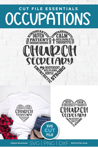 Church Secretary svg subway art SVG SVG Cut File 