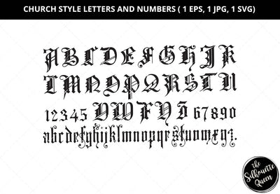 Church style letters, church style numbers, Greek letters, monogram alphabet svg, split letter svg, ABC svg, font svg, cut files for circuit SVG Loveleen Kaur 