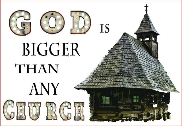 Church,God is Bigger Than Any Church,Png Graphic Sublimation sublimationhappy 