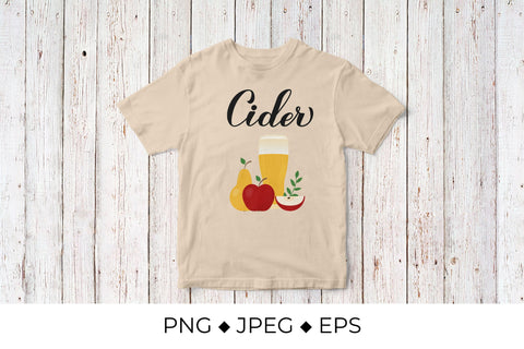 Cider calligraphy lettering Sublimation LaBelezoka 