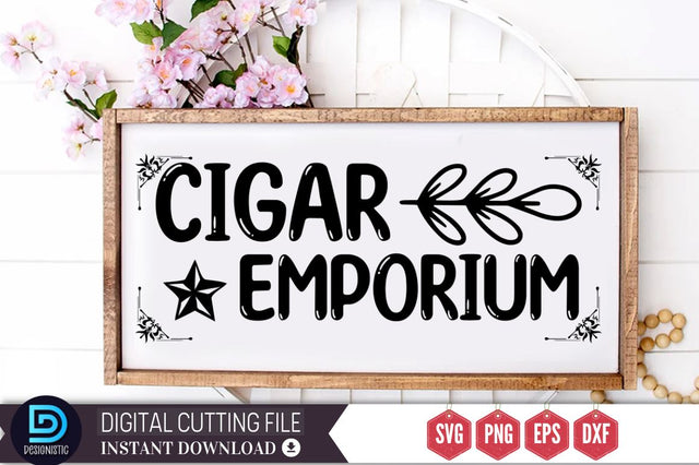 Cigar emporium SVG SVG DESIGNISTIC 