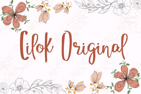Cilok Original Font Font Aisyah 