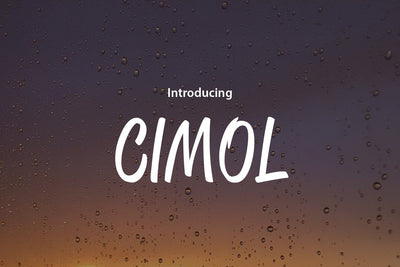 CIMOL Font zafrans studio 