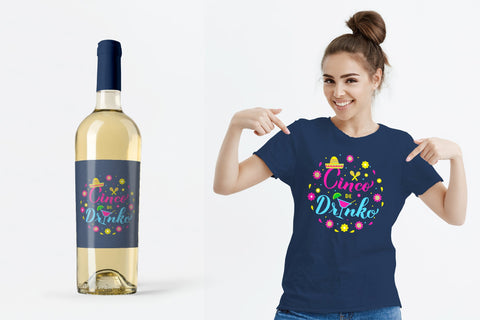 Cinco de Drinko Sublimation. Funny Cinco De Mayo Quote Sublimation LaBelezoka 