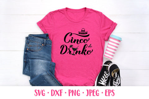 Cinco de Drinko SVG. Funny Cinco De Mayo quote SVG LaBelezoka 