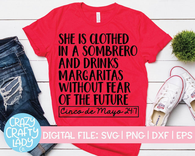 Cinco de Mayo 24:7 | SVG Cut File SVG Crazy Crafty Lady Co. 
