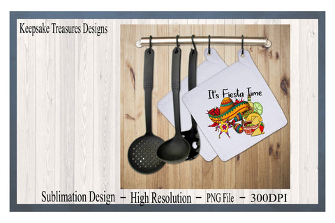 Cinco De Mayo, It's Fiesta Time, Mexican Holiday, May 5th Fiesta Design, Sublimation PNG, Digital Design Sublimation Keepsake Treasures Designs LLC. 