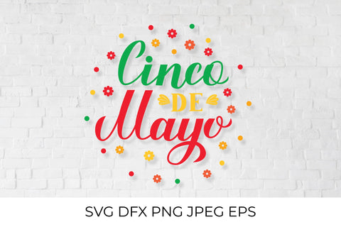 Cinco De Mayo lettering SVG LaBelezoka 