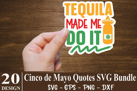 Cinco de Mayo sticker SVG Bundle SVG Svgcraft 