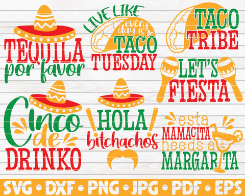 Cinco de Mayo SVG Bundle | 26 designs SVG HQDigitalArt 