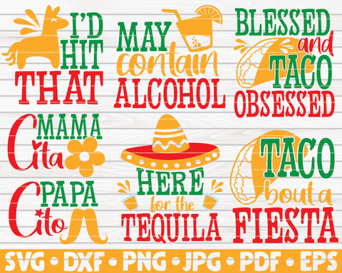 Cinco de Mayo SVG Bundle | 26 designs SVG HQDigitalArt 