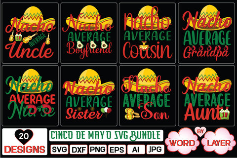 Cinco De Mayo SVG Bundle SVG Cut File SVG Studio Innate 