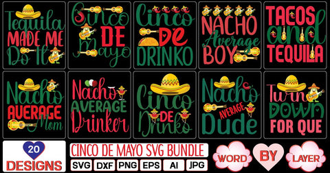Cinco De Mayo SVG Bundle SVG Cut File SVG Studio Innate 
