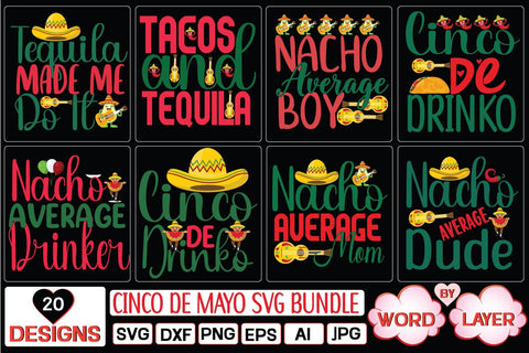 Cinco De Mayo SVG Bundle SVG Cut File SVG Studio Innate 