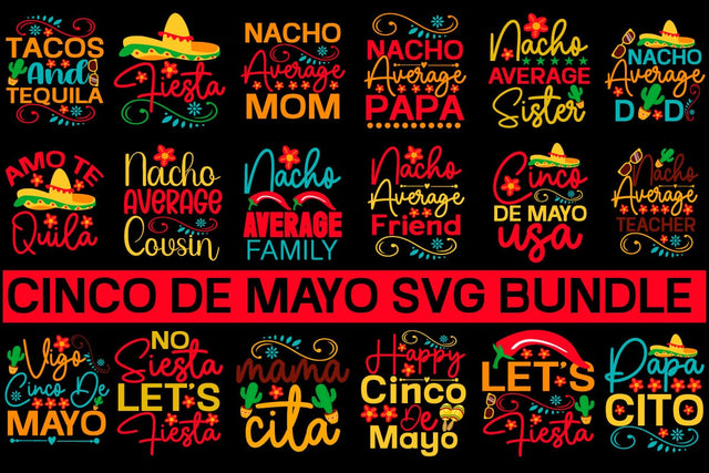 Cinco De Mayo Svg Bundle SVG designmaster24 