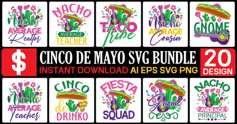 Cinco De mayo Svg Bundle SVG designmaster24 