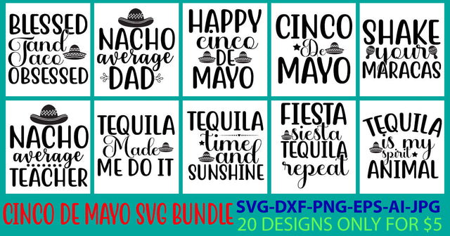 Cinco De Mayo Svg Bundle SVG Syaman 