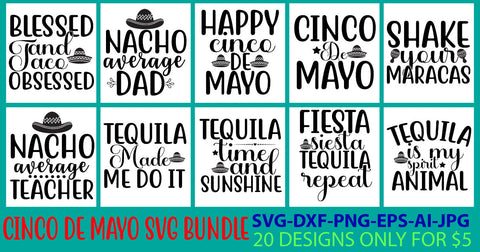 Cinco De Mayo Svg Bundle SVG Syaman 