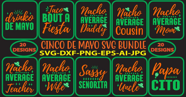 Cinco De Mayo SVG Bundle SVG Syaman 