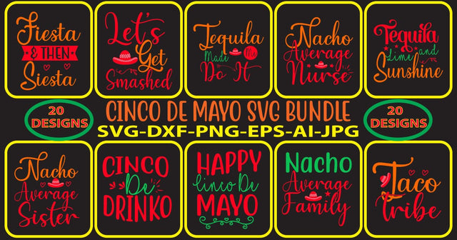 Cinco De Mayo SVG Bundle SVG Syaman 