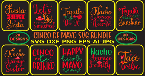 Cinco De Mayo SVG Bundle SVG Syaman 