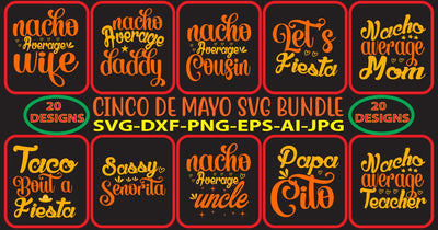 Cinco De Mayo SVG Bundle SVG Syaman 