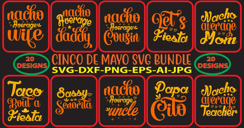 Cinco De Mayo SVG Bundle SVG Syaman 