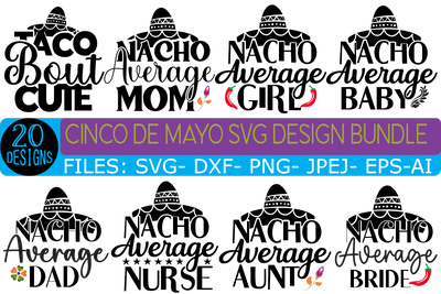 Cinco De Mayo SVG Bundle,Cinco De Mayo SVG Bundle Quotes,Cinco De Mayo 20 Design SVG Rafiqul20606 