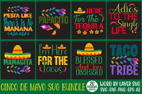 Cinco De Mayo SVG DESIGN, 20 Design SVG Rafiqul20606 