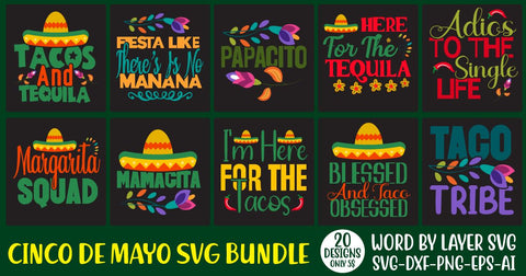 Cinco De Mayo SVG DESIGN, 20 Design SVG Rafiqul20606 