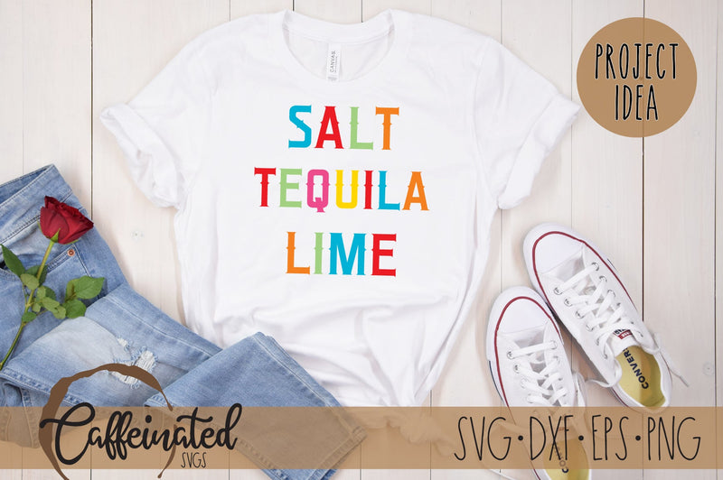 Cinco De Mayo svg, Salt Tequila Lime svg SVG Caffeinated SVGs 