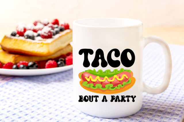Cinco De Mayo Taco Bout a Party PNG Sublimation Rupkotha 