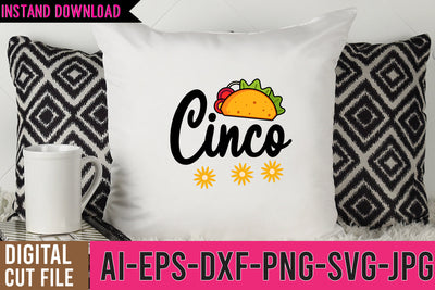 Cinco SVG Design SVG BlackCatsMedia 